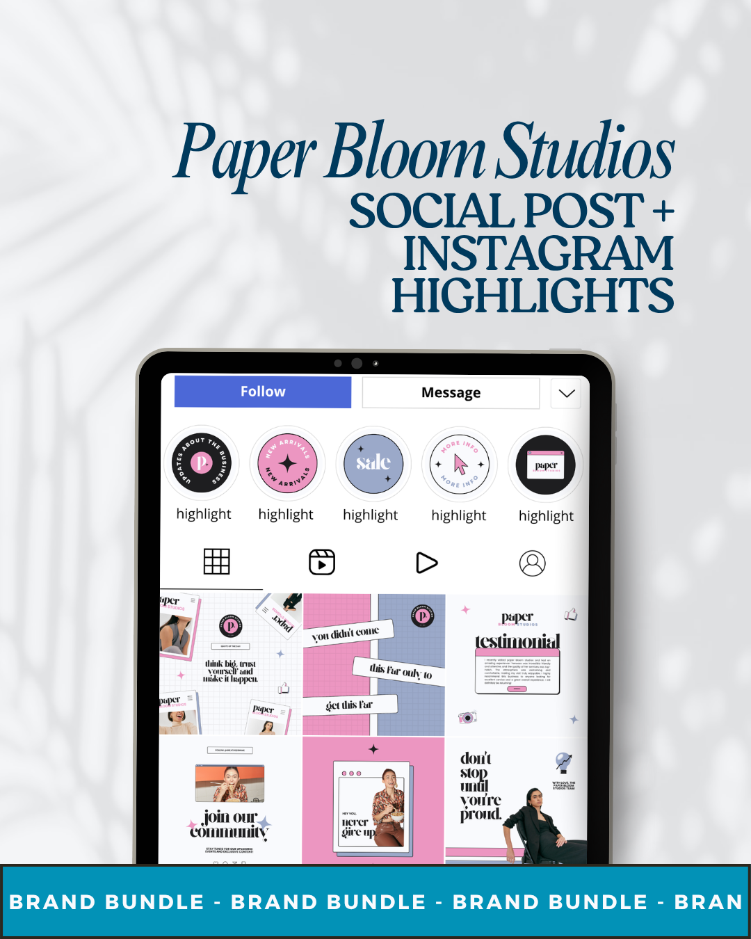 Business Starter Kit: Paper Bloom Studios – Branding, Marketing & Content Tools