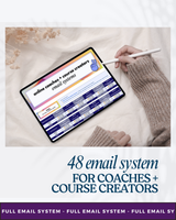 48‑Email Starter Kit for New Coaches & Course Creators | Plug‑&‑Profitable Templates
