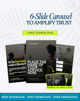 The Trust Building Carousel Template + Playbook