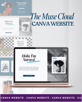 The Muse Cloud Canva Website Template for Coaches, Freelancers & Creatives