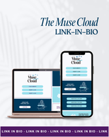 The Muse Cloud Canva Link‑in‑Bio Template | Premium Design
