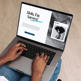 The Muse Cloud Canva Website Template for Coaches, Freelancers & Creatives